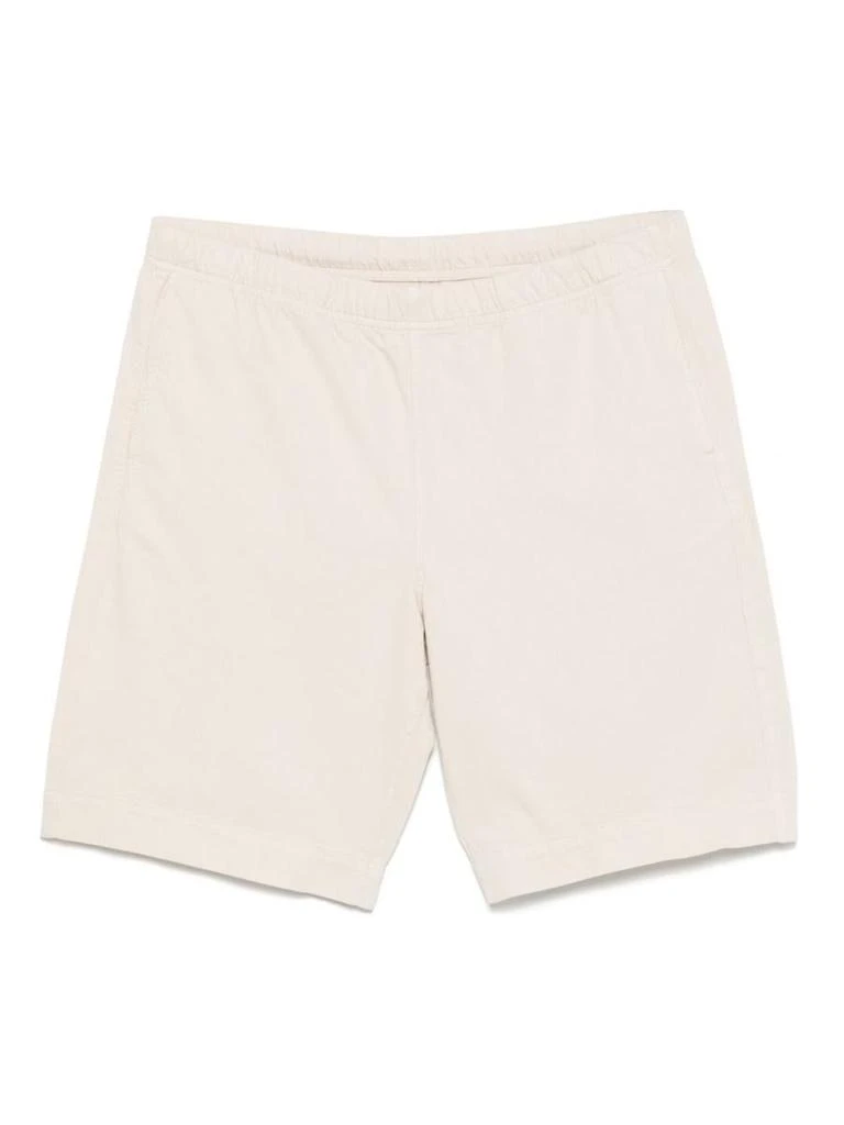 Paul Smith Paul Smith White Shorts In Cottone And Linen With Colored Zebra 1
