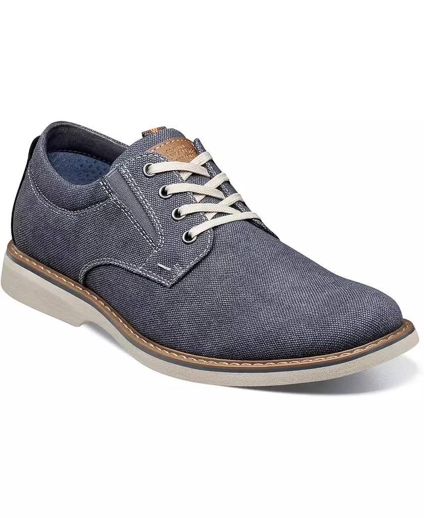 Nunn Bush Men's Otto Canvas Plain Toe Oxford Shoes 1