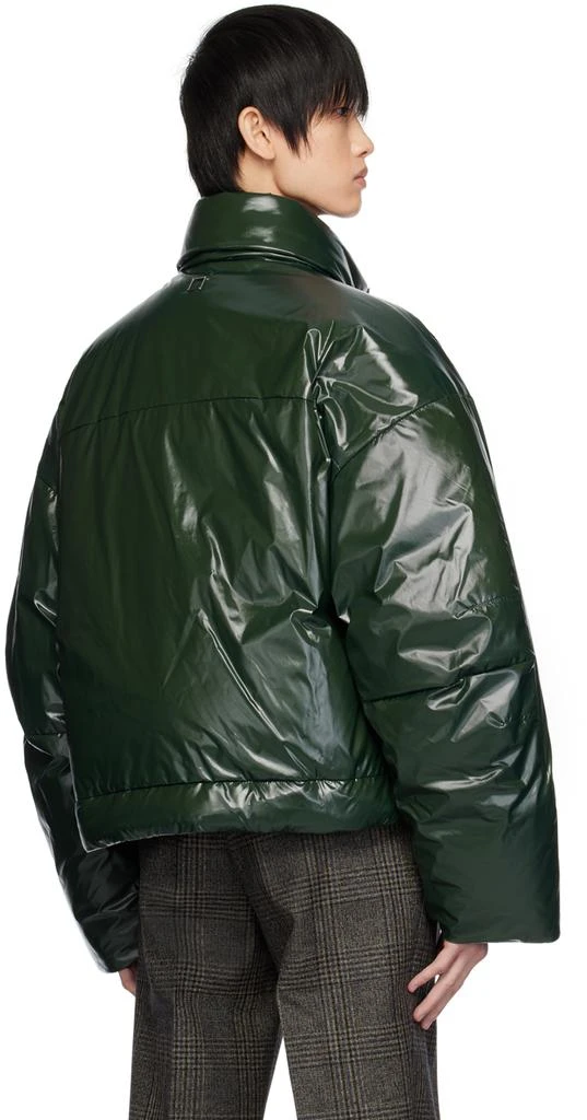 WOOYOUNGMI Green Zip Down Jacket 3