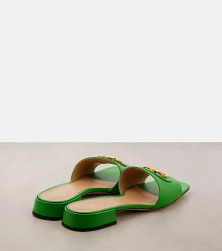 Valentino VLogo Signature leather slides 2