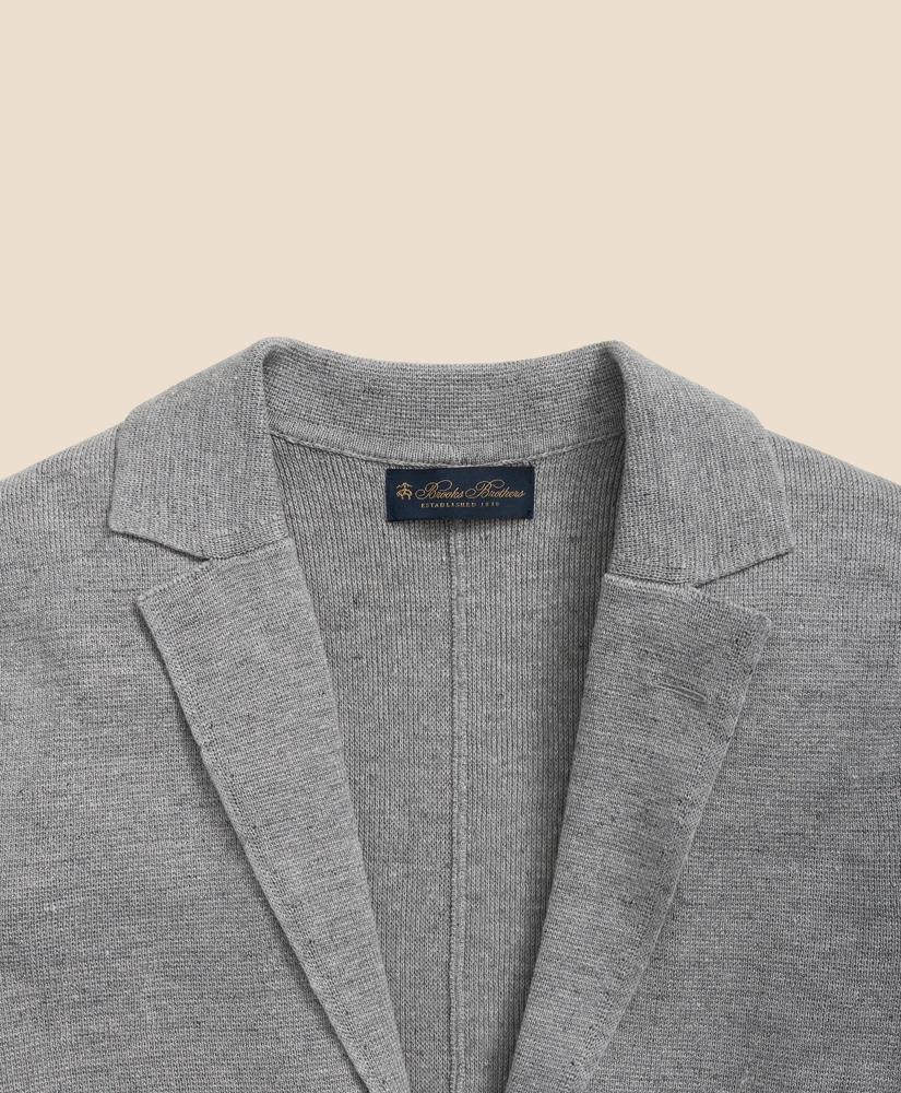 Brooks Brothers Sweater Blazer In Linen-Cotton Blend