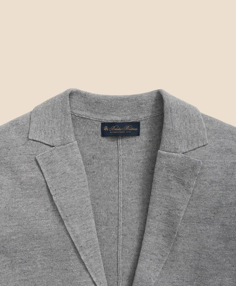 Brooks Brothers Sweater Blazer In Linen-Cotton Blend 2