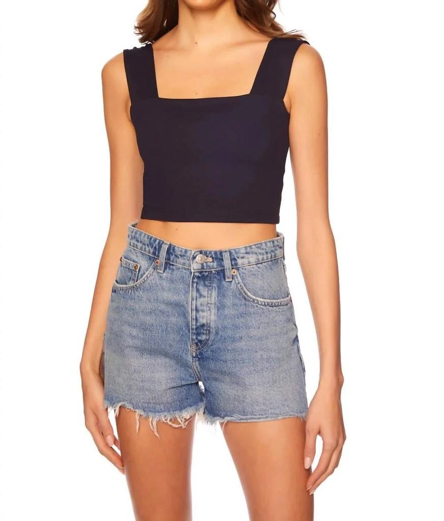 Susana Monaco Susana Monaco - Wide Strap Crop Tank Top 1
