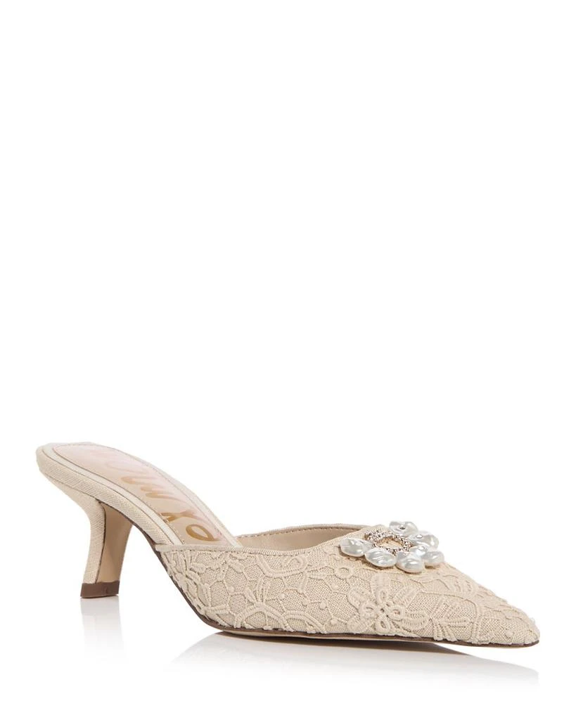 Sam Edelman Women's Brit Orchid Embellished Mules 1