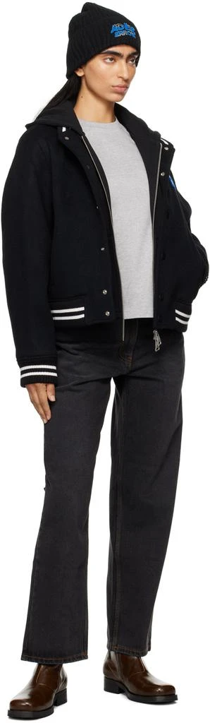 ADER error Black Significant TRS Tag Bomber Jacket 4