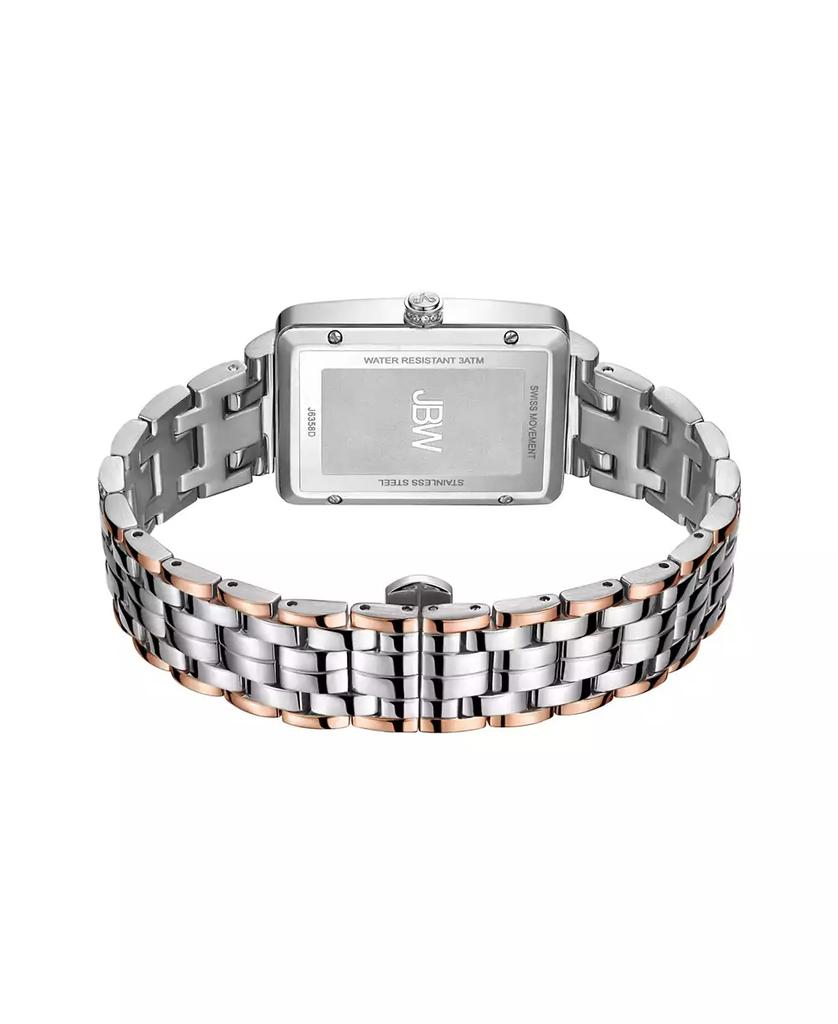 Jbw Women's Mink Diamond (1/8 ct.t.w.) Stainless Steel Watch