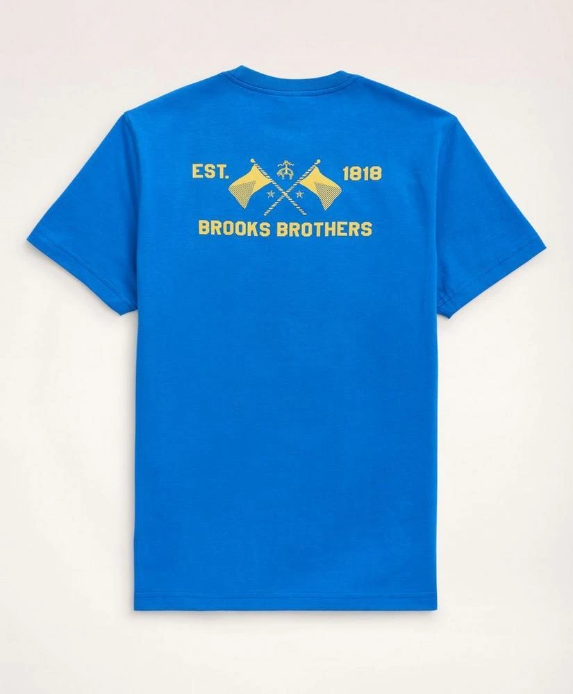Brooks Brothers Jersey Nautical Logo T-Shirt 3