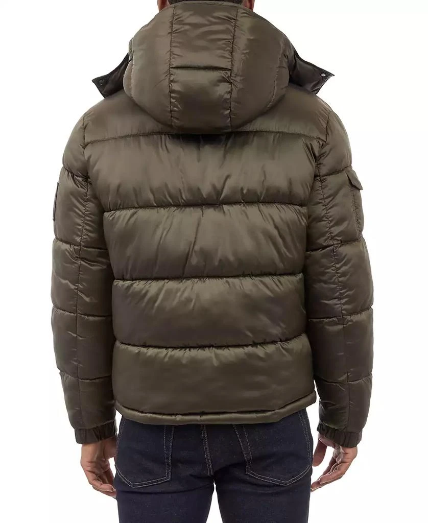 Michael Kors Men's Heavyweight Metallic Finish Hooded Puffer Jacket 2