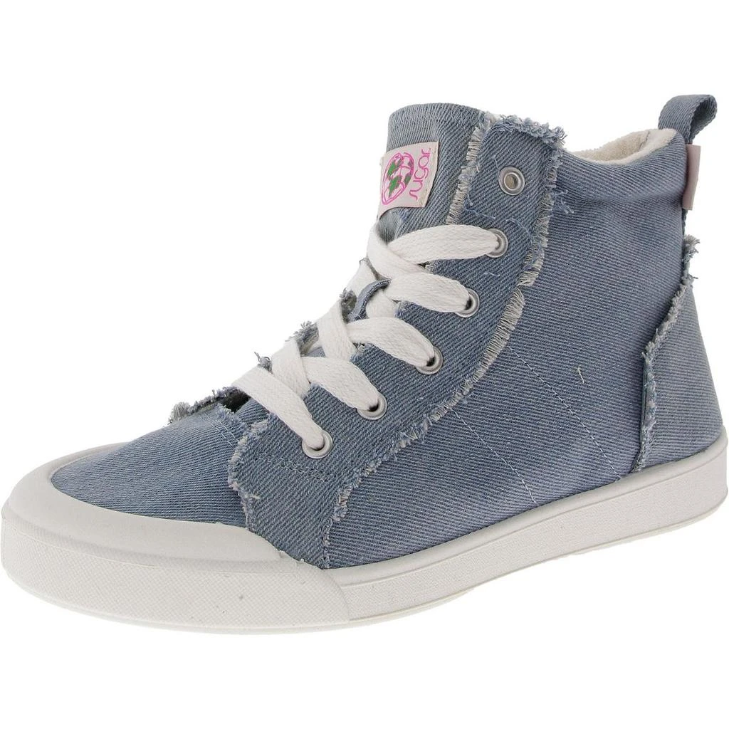 Sugar Fyres Womens Denim High-Top Casual And Fashion Sneakers 1