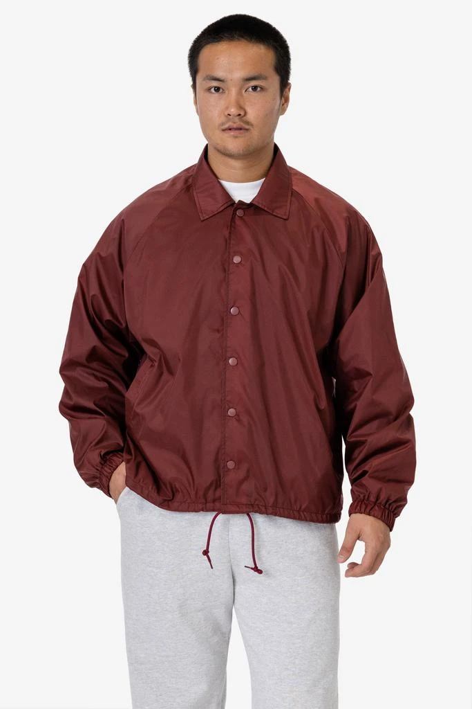 Los Angeles Apparel RNF401 - Nylon Raglan Coaches Jacket 6