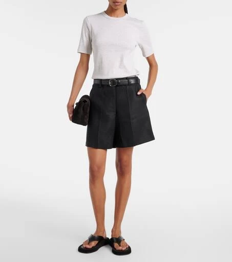 Faithfull Antibes high-rise linen shorts 2