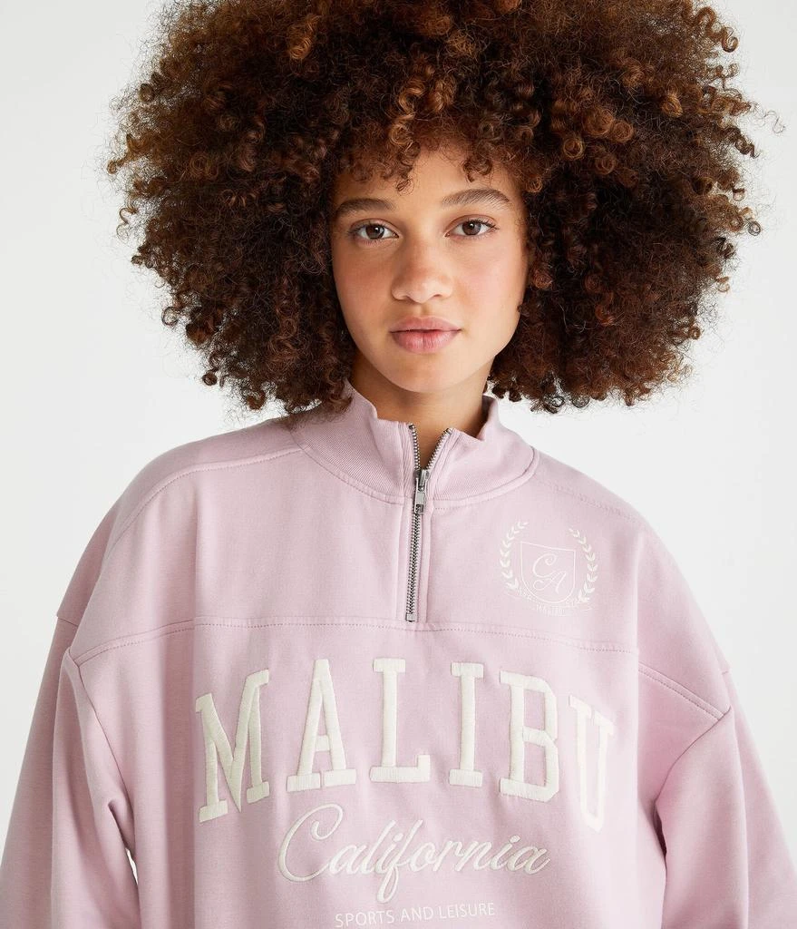 Aeropostale Malibu Sports Quarter-Zip Sweatshirt 3