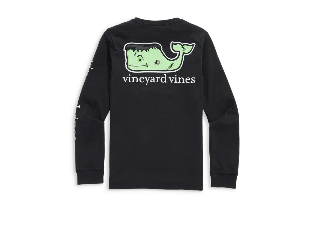 Glow-In-The-Dark Franken-Whale Long-Sleeve Pocket Tee (Toddler