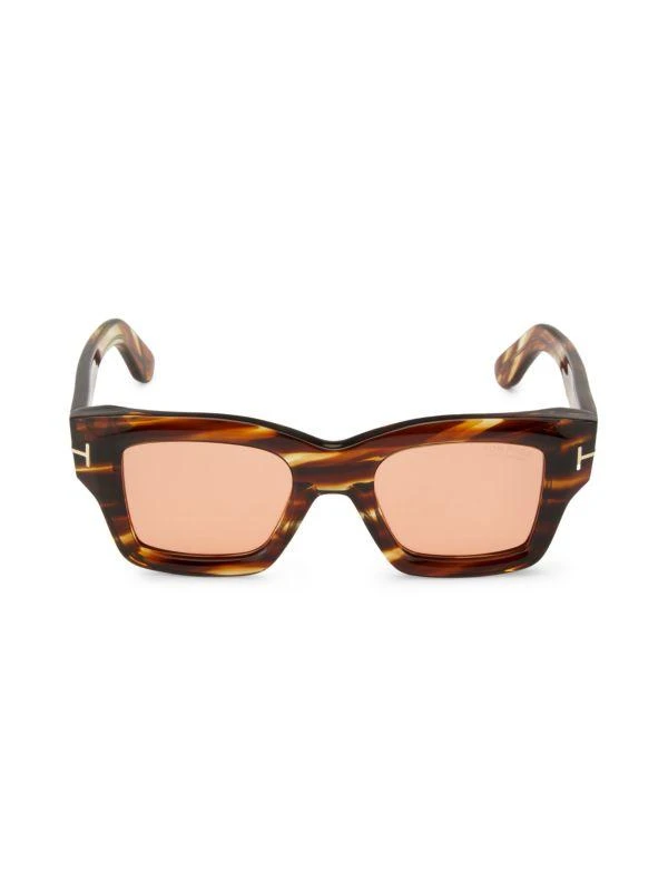 Tom Ford 50MM Rectangle Sunglasses 1