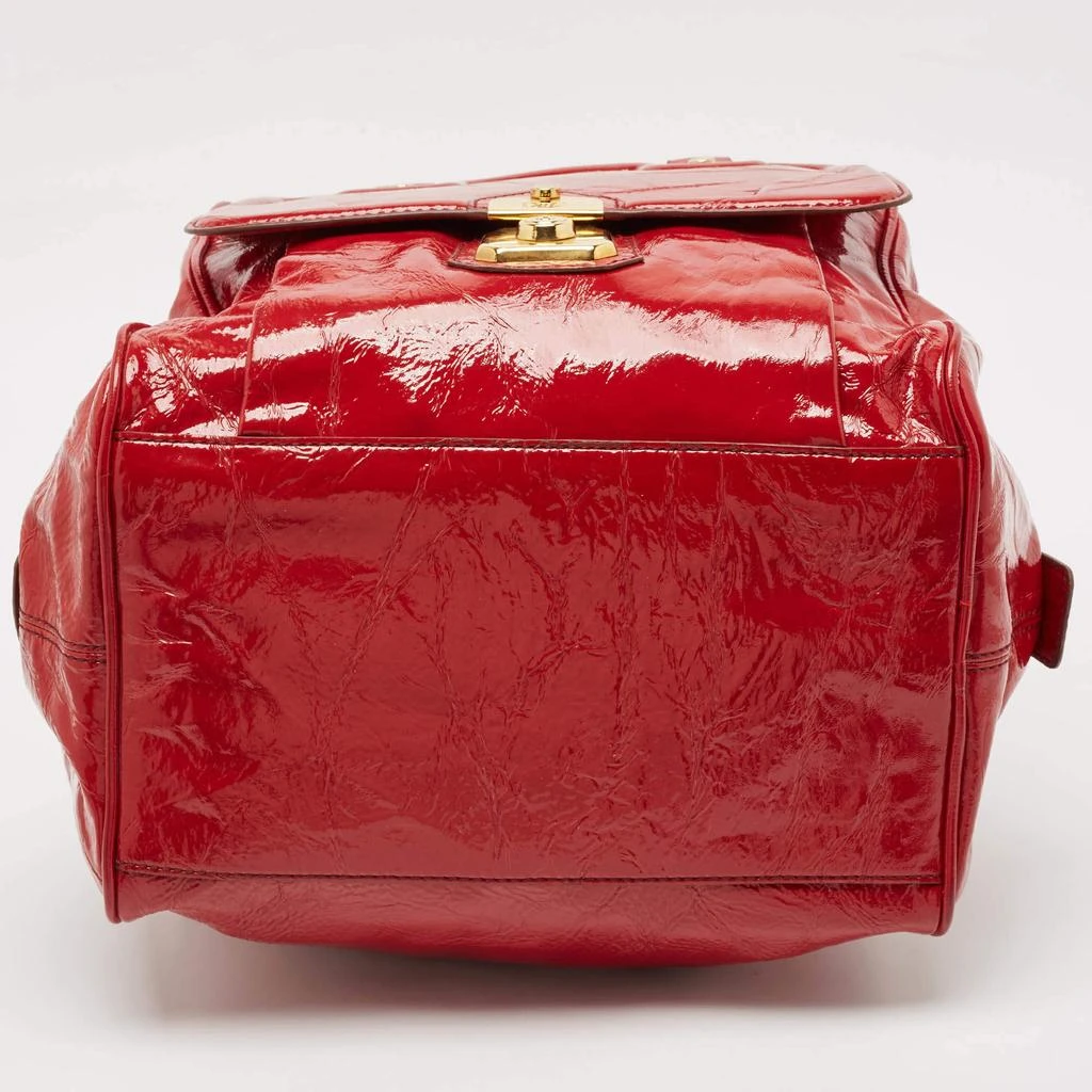 Dolce & Gabbana D&G Red Patent Leather Allyson Bag 6