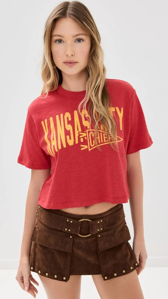 Junk Food Chiefs Crop Tee 1