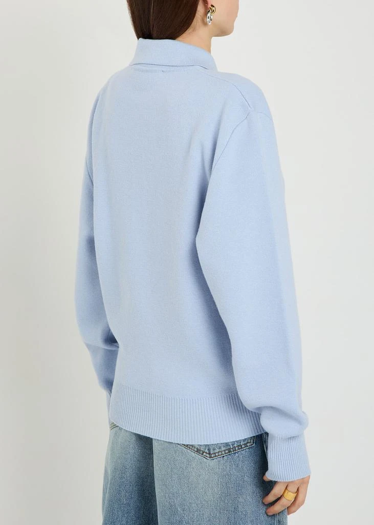 Rohe Compact wool and cashmere-blend polo top 3