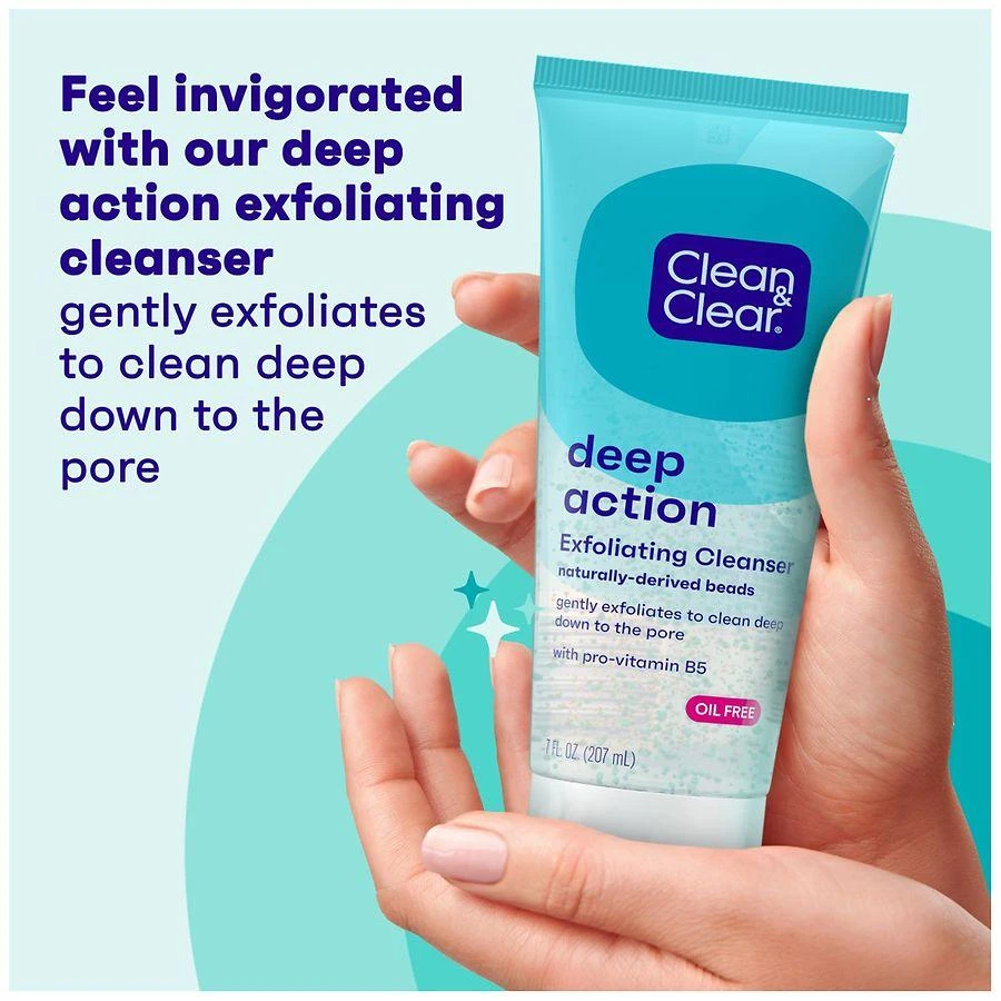 Clean & Clear Oil-Free Exfoliating Facial Scrub 5