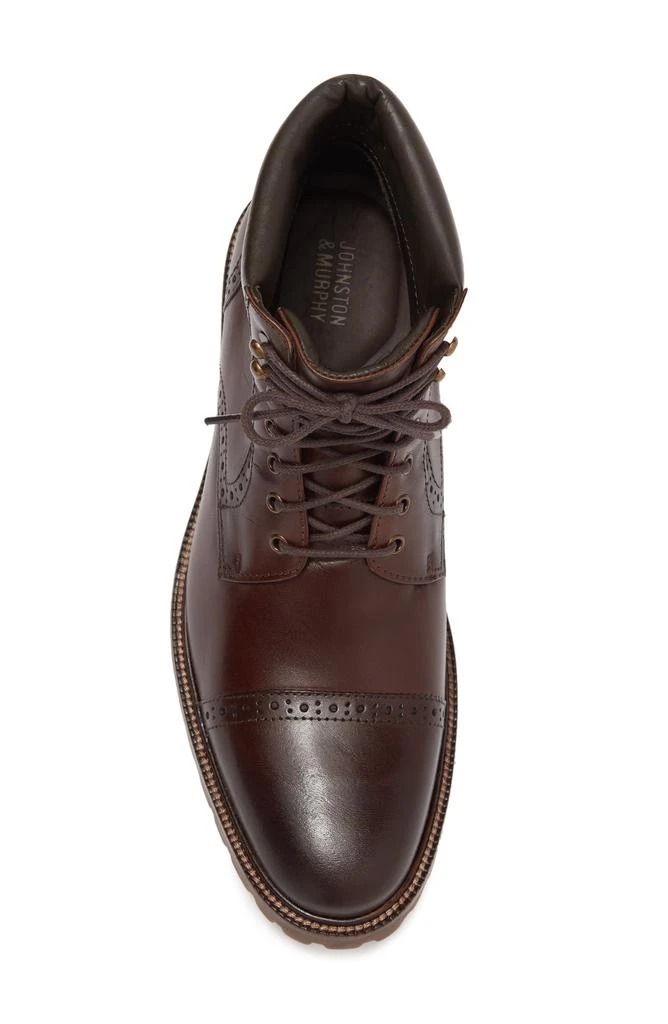 Johnston & Murphy JOHNSTON AND MURPHY Stratford Cap Toe Leather Boot 4