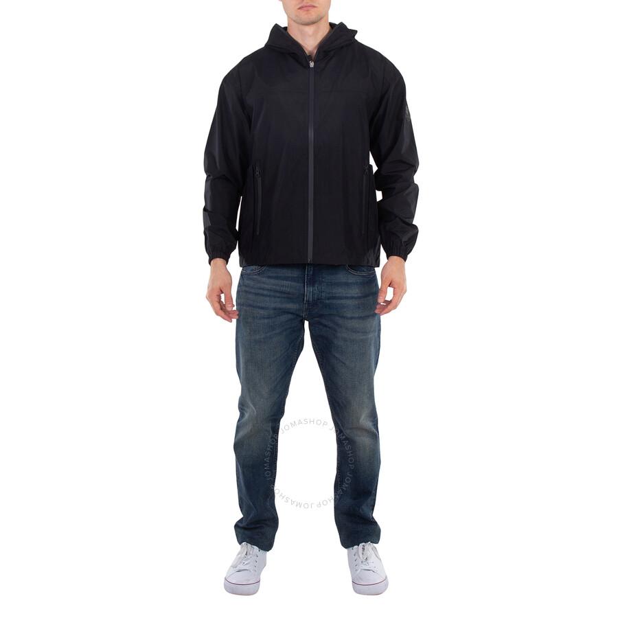 Save The Duck Black Orik Hooded Windbreaker Jacket