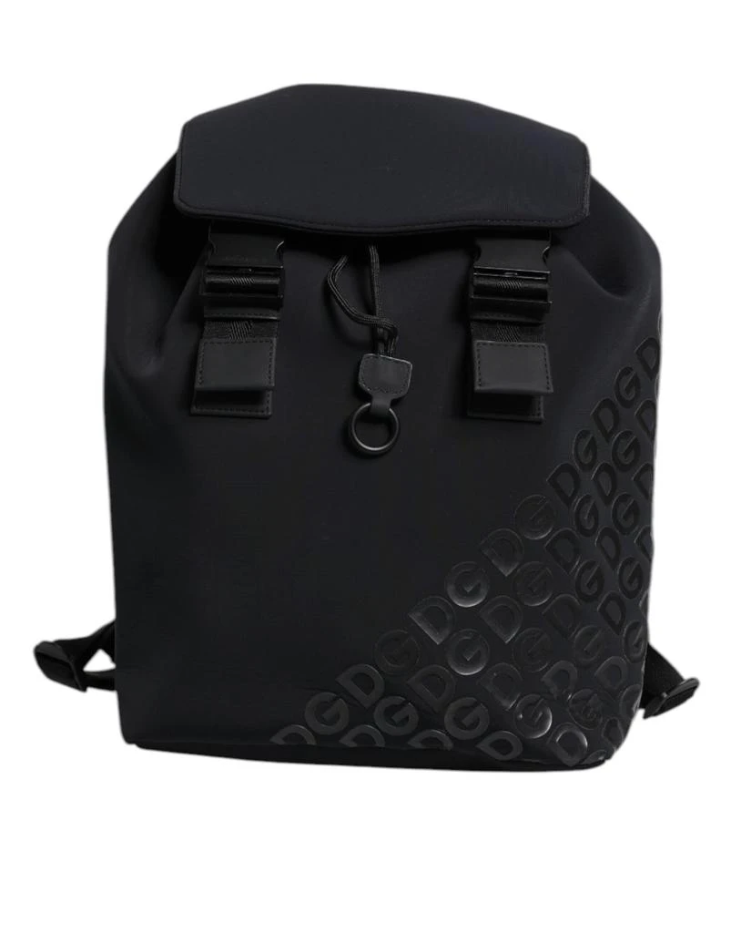 Dolce 
Gabbana Neoprene Nylon DG Logo School Backpack Men
s Bag (Pre-Owned)