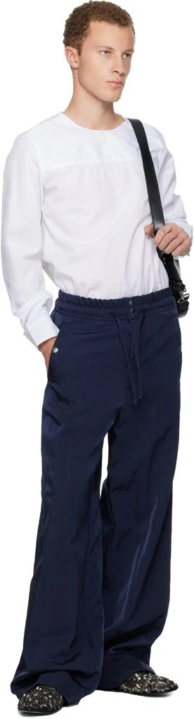 Dries Van Noten White Paneled Shirt 5