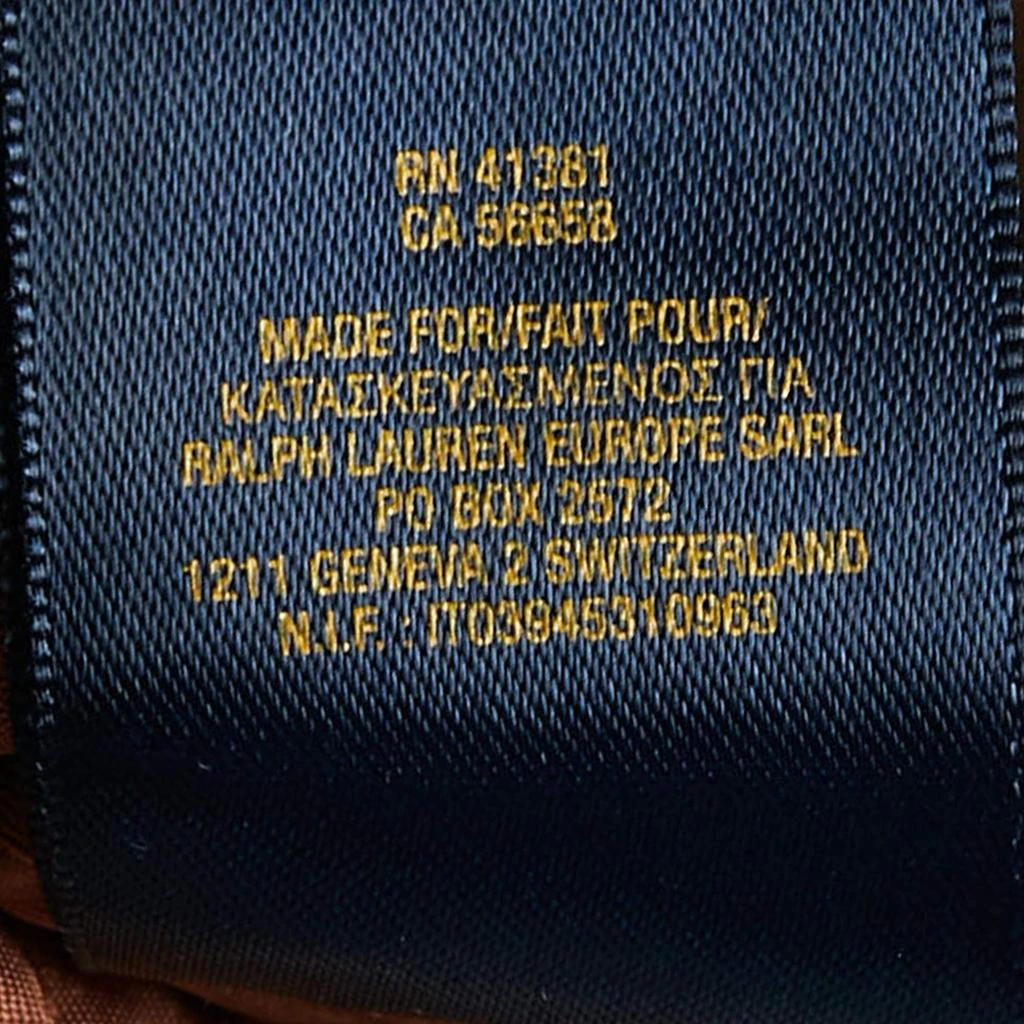 Ralph Lauren Polo Ralph Lauren Kids Brown Leather Zip-Up Jacket XL 18 Yrs 7