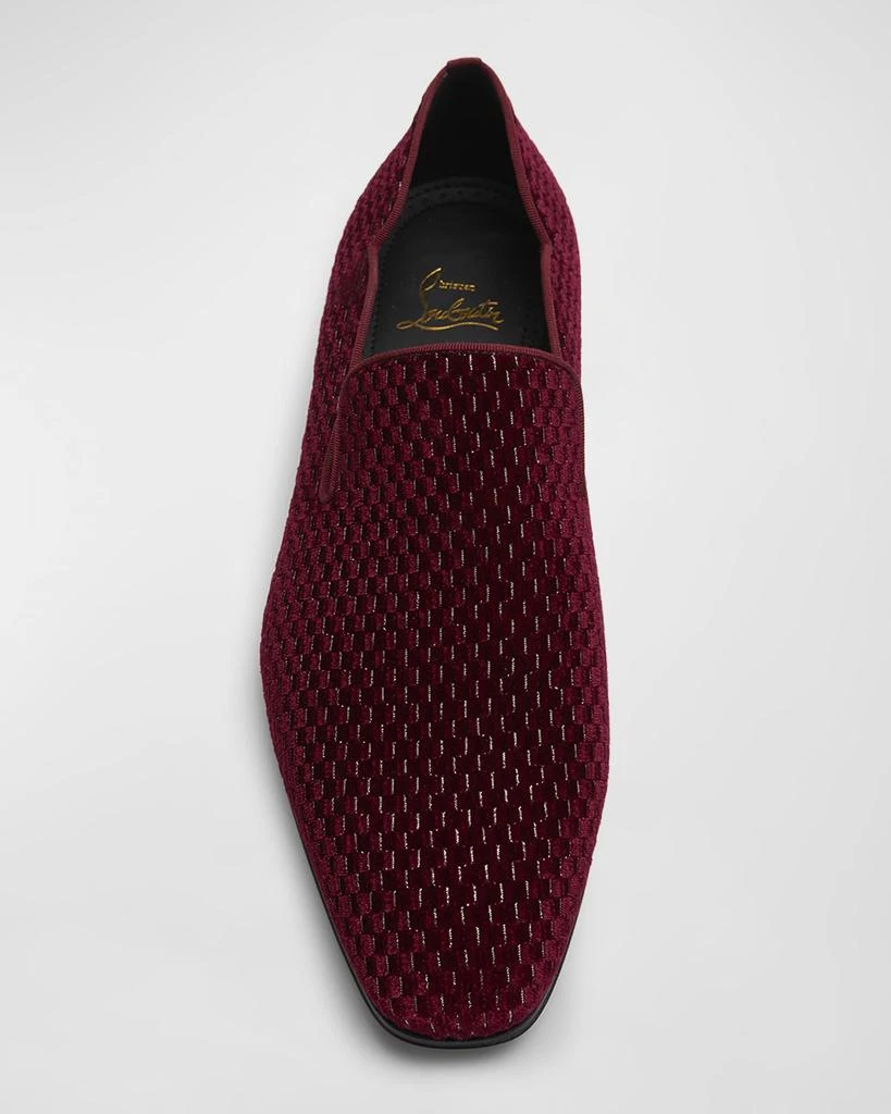 Christian Louboutin Men's Dandy Chick Orlato Velvet Loafers 4