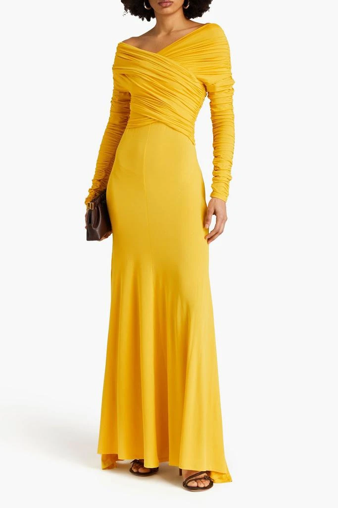 tove gold dress Rent The Lauryn Dress In Buttermilk By Tove main image 0