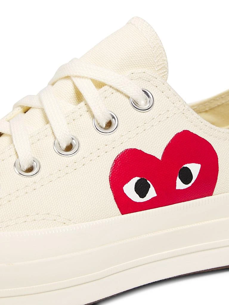 Comme des Garcons CdG PLAY x Converse Women's Chuck Taylor All Star Peek-A-Boo Low-Top Sneakers 5