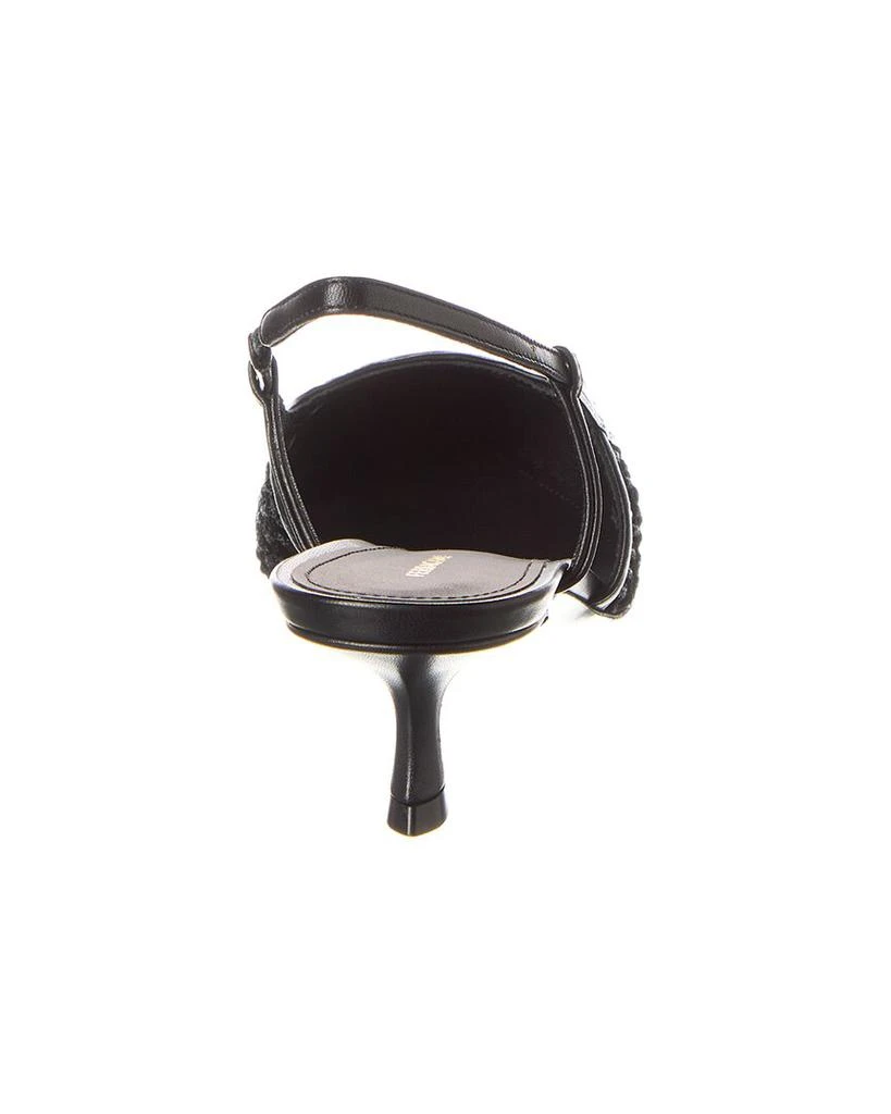 Salvatore Ferragamo Ferragamo Vara Chain Mesh 
Leather Slingback Pump 3