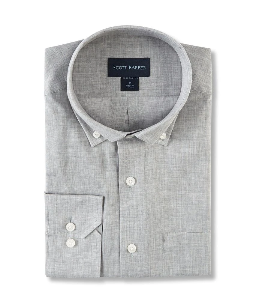Scott Barber Heathered Chambray Solid, Mist 1