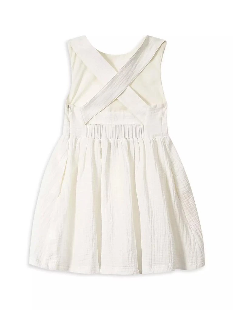 Omamimini Little Girl's & Girl's Gauze Sleeveless Dress 2