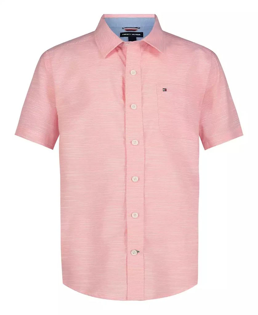 Tommy Hilfiger Big Boys Tommy Texture Shirt 1