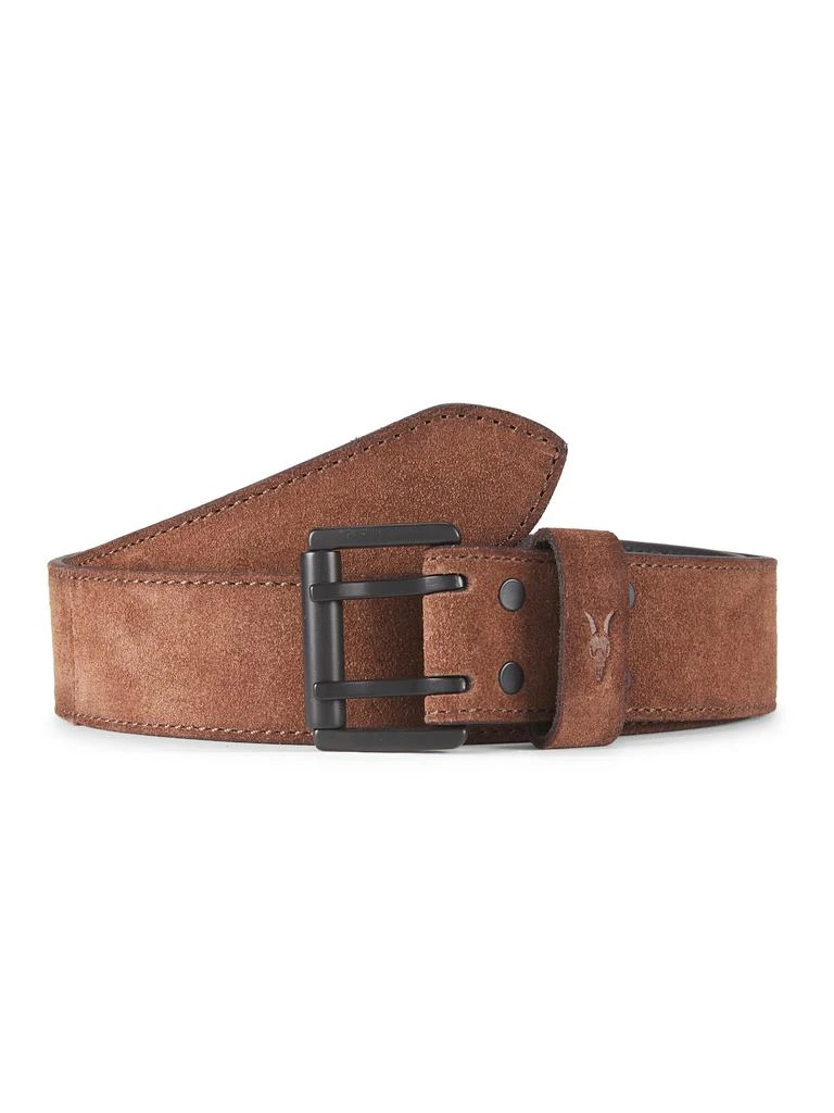 ALL SAINTS Leather Eyelet Belt
