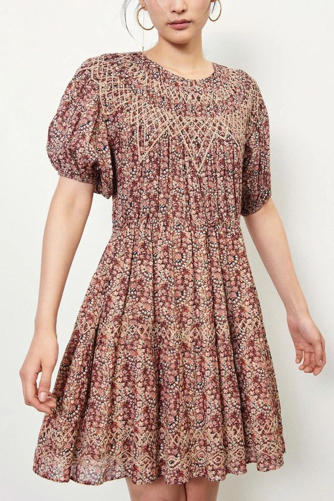 ba&sh Robe Iris - Greige - Femme 1