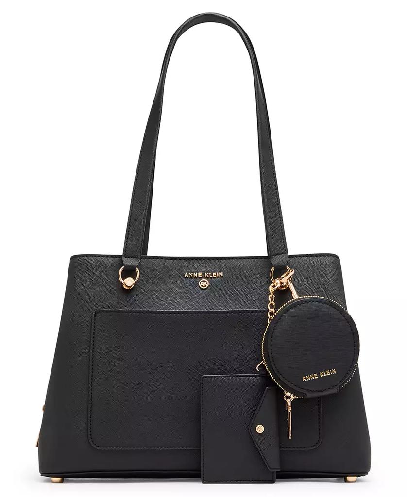 Anne Klein Medium Triple Compartment Satchel Bag