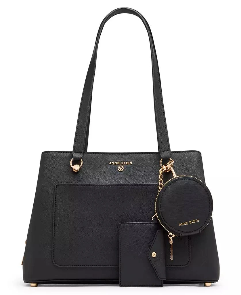 Anne Klein Medium Triple Compartment Satchel Bag 1