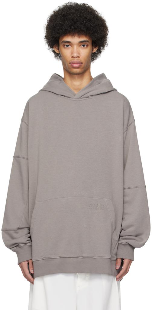 トップス over size long hoodie mm6 MM6 Maison Margiela - Oversized Printed Hoodie | HBX