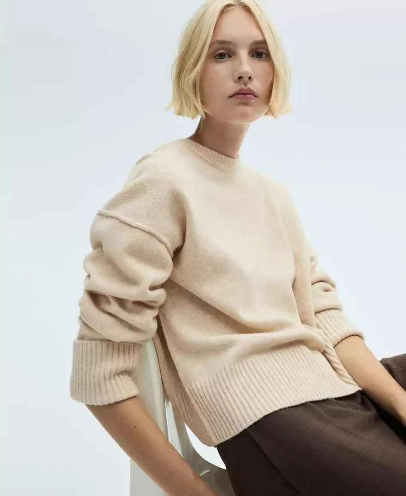 Mango Women's Rolled-Up Sleeves Sweater 5