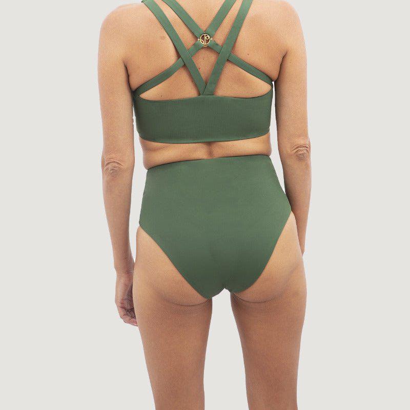 1 People Syros JSY Crisscross Two Piece Seaweed