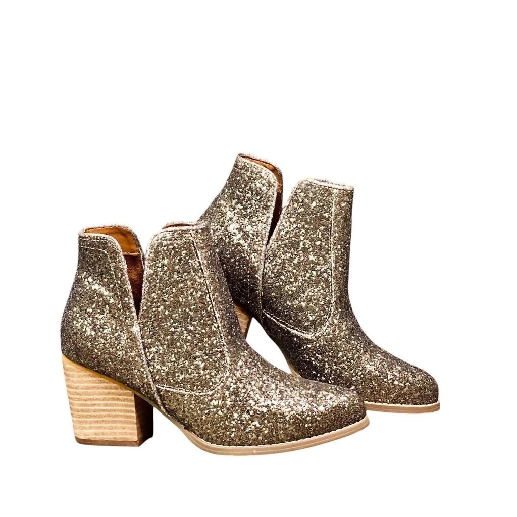 Not Rated Not Rated - Women's Fiera Glitter Booties 2