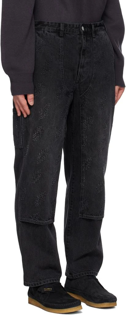 thisisneverthat Black Lightning Denim Cargo Pants 2