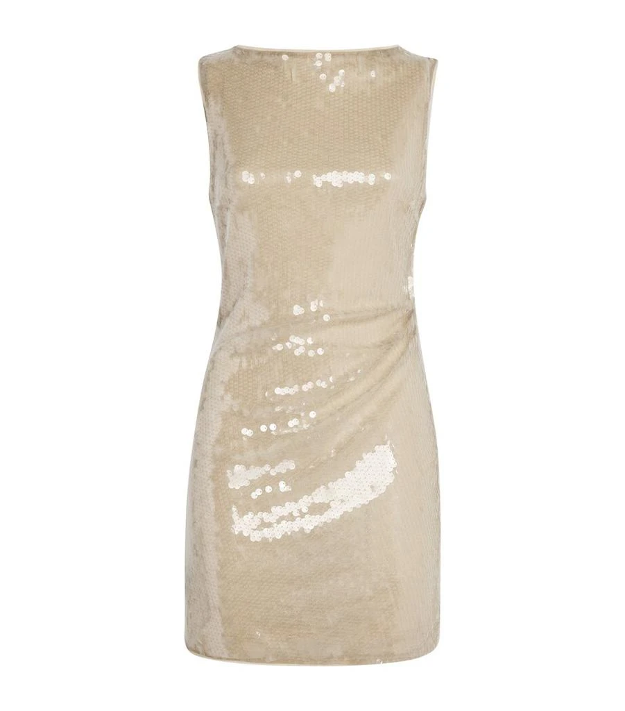 Staud Sequin-Detail Eton Mini Dress 1