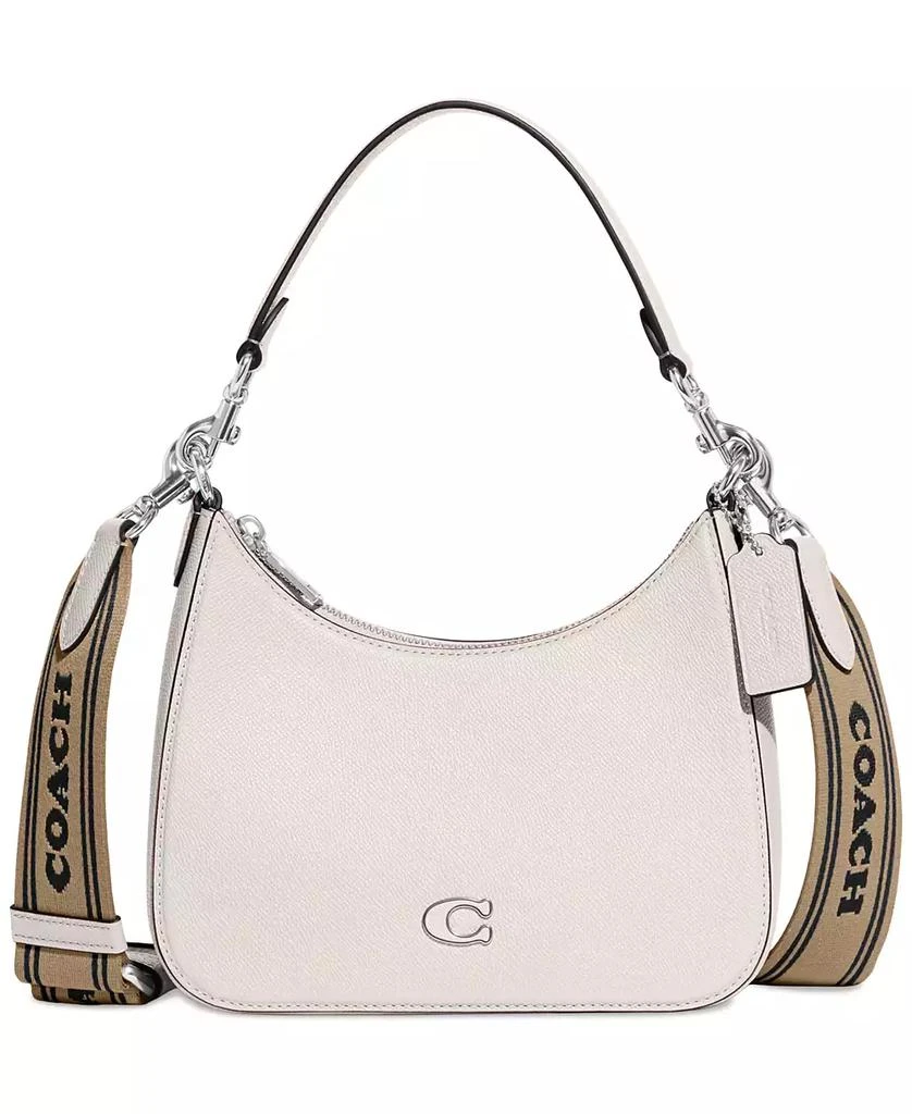 Coach Small Crossgrain Leather Hobo Crossbody Bag 1