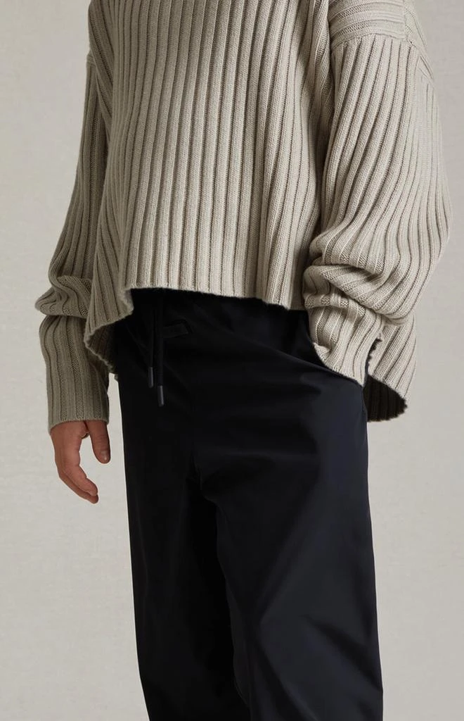 Essentials Essentials Jet Black Nylon Track Pants 5