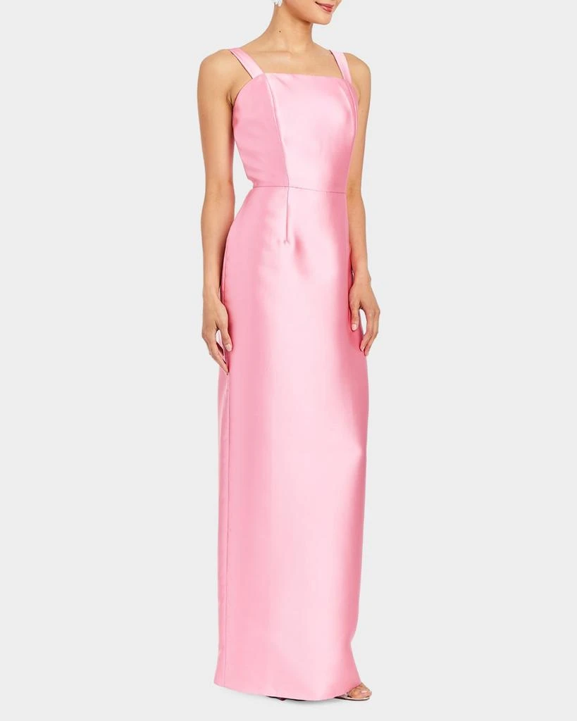 Mestiza New York Eve Rhinestone-Embellished Cape Column Gown 8