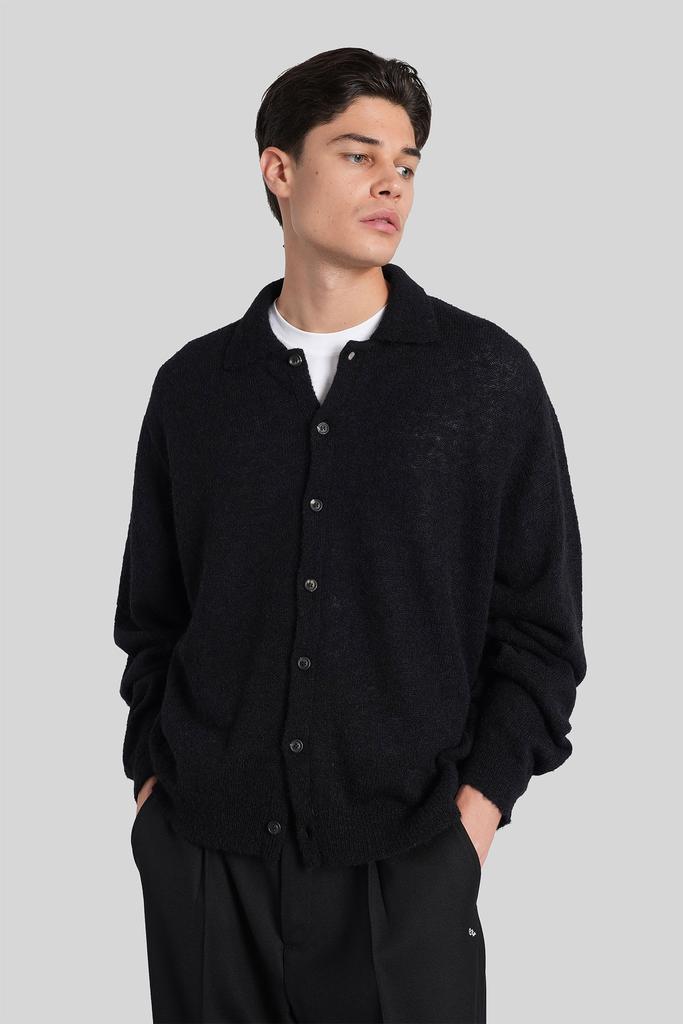 トップス Our Legacy evening polo 50 black OUR LEGACY Black Evening Polo Cardigan Our Legacy