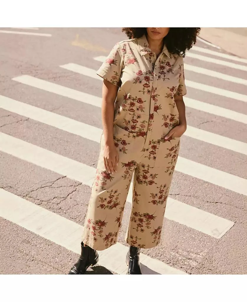 Universal Standard Women
s Kate Stretch Cotton Twill Jumpsuit 6