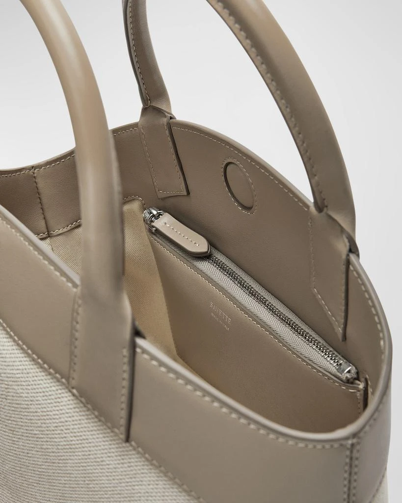 SAVETTE Tondo Small Canvas Tote Bag 3